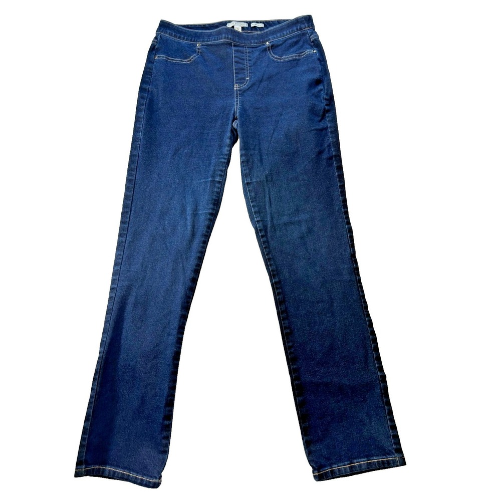 Dana Buchman Straight Leg Jeans Women's‎ 4 Blue Minimalist Classic Denim